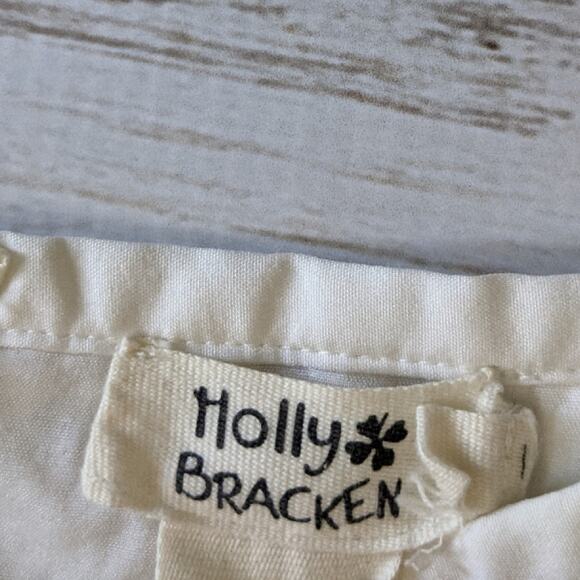 Holly Bracken Anthropologie Eyelet Circle Skirt Sm - Picture 5 of 8